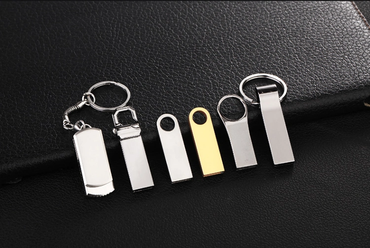 Metal Keychain USB Flash Drive Mini Hook USB Memory Stick 2.0 Pen Drive (USB-MT420)