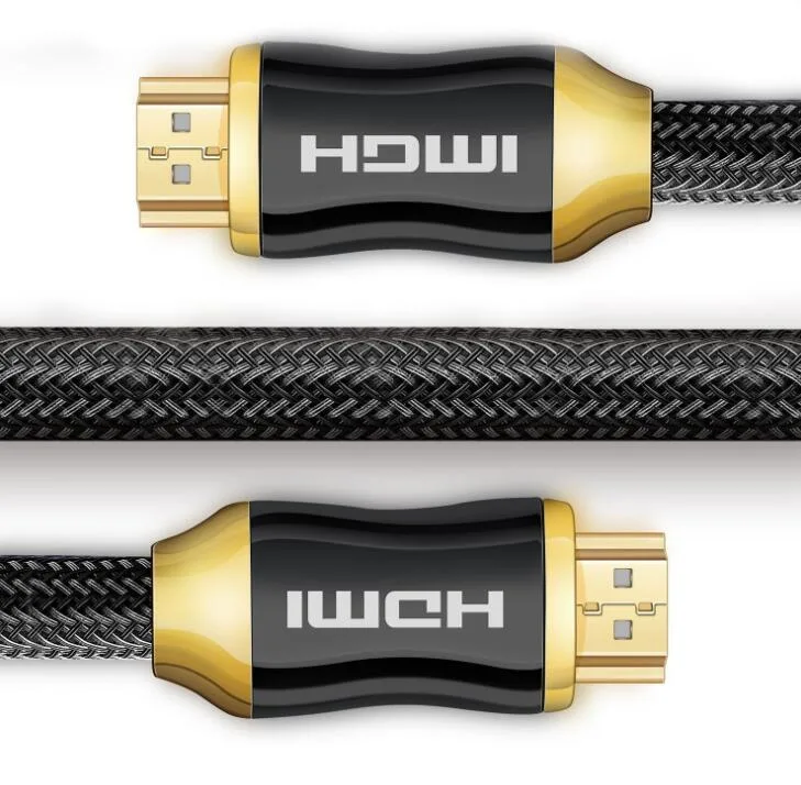 High Quality Zinc Alloy Gold Plated 48gbps 8K HDMI Cable