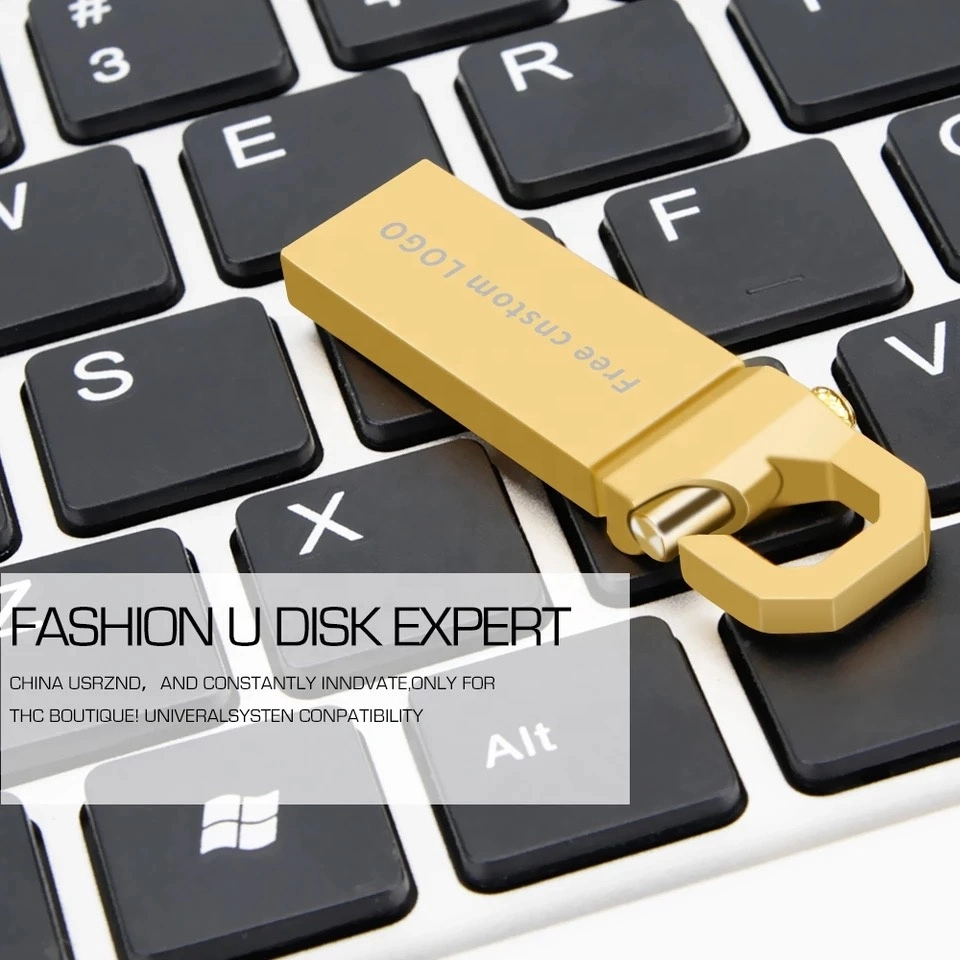 Custom Logo Metal USB Flash Drive 8GB 16GB 32GB 64GB 128GB Metal USB 3.0 Flash Drive