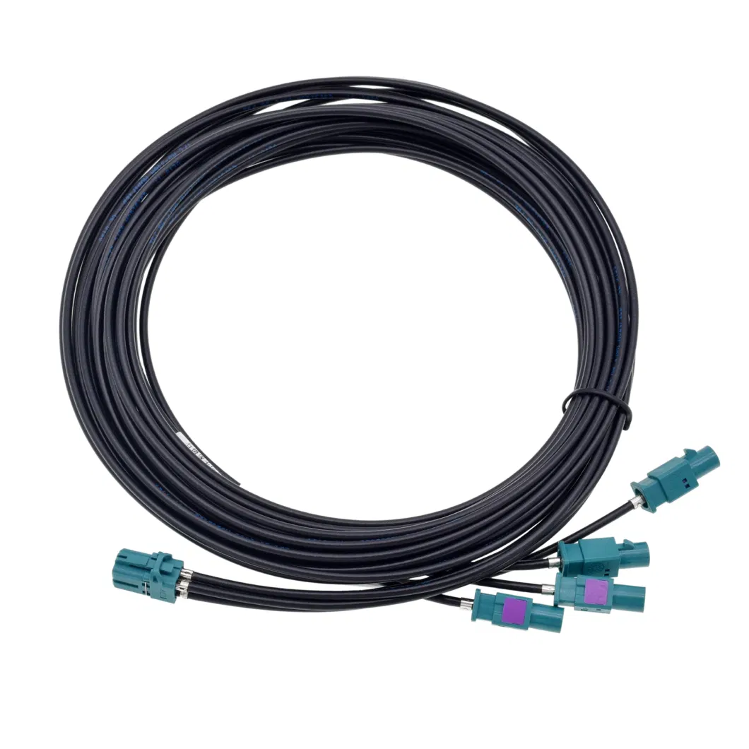 Customized IP65/IP67 PVC Sheath USB/HDMI/dB/OBD/DVI/VGA Connector M5/8/12 Waterproof Multimedia Backup Storage Cable