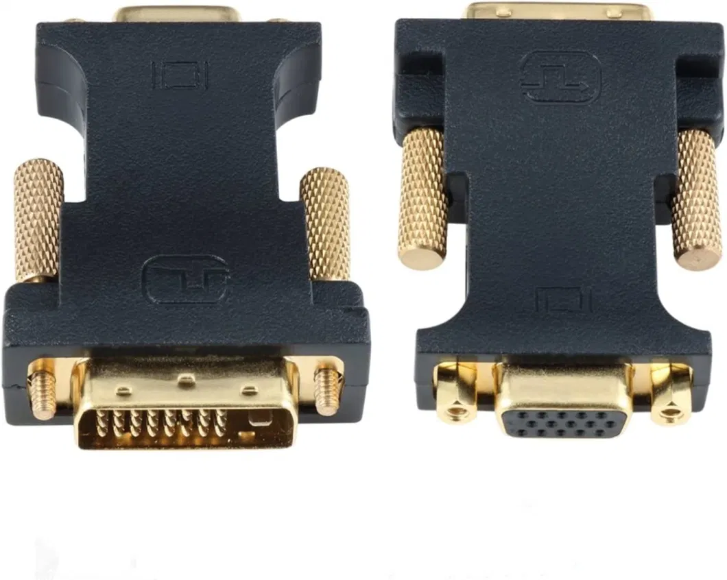 DVI VGA Adapter, Active DVI-D 24+1 to VGA Link Video Adapter Cable Converter for PC DVD Monitor HDTV (E0401)