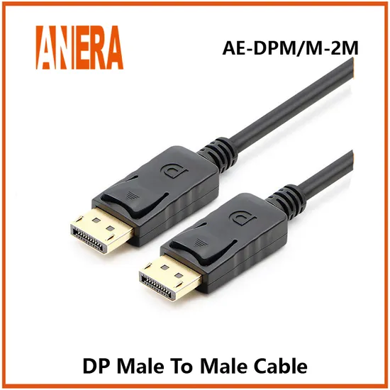 Display Port Male to Male Dp Cable 4K 60Hz High Resolution Cable for Computer Monitor
