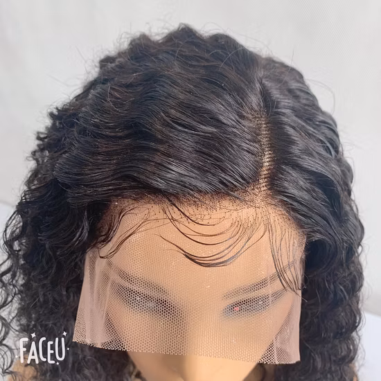 Wholesale Brown Black Long Curly Whole Head Wig Hair