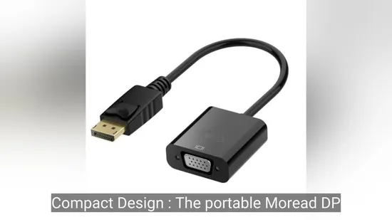 HDTV Display Port to VGA Female Adapter 