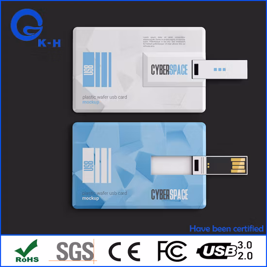 Popular Business Card Flash Memory USB 2.0 3.0 for Wedding Gift 16GB