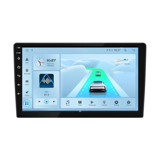 T100 Automotive Universal 7 Inch 2DIN Build in Android Car GPS Audio Radio 2+32g Car Stereo DVD MP5 Player Multimedia Carplay 