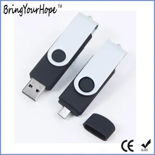 16GB OTG USB Memory Stick 2.0 in Black 
