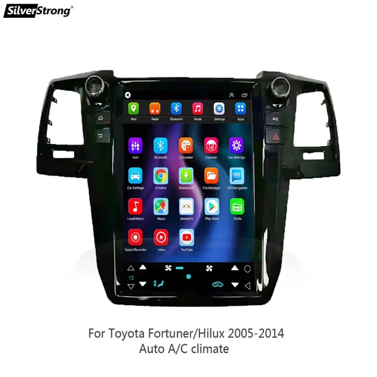 Car Radio Car Video Android 14 for Toyota Fortuner Hilux Sw4 2007