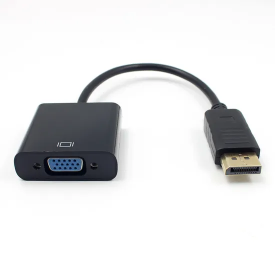 New Arrivals 4k 144hz DisplayPort DP to VGA Cable Adapter Gold