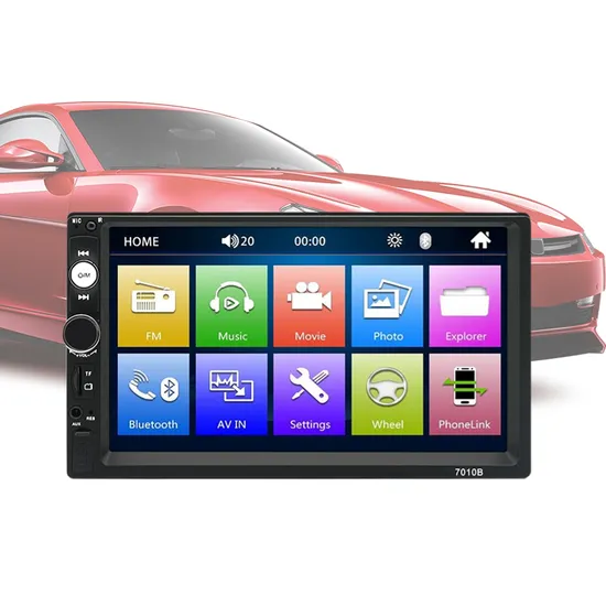 OEM Wince System Sound Radio 1024*600 HD Display Audio 7 Inch 1g+16g Video Car DVD Player 